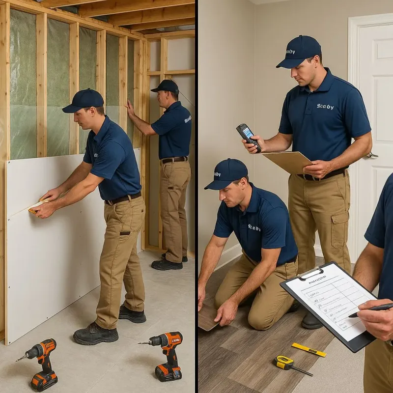 Repairs and Reconstruction process in Columbia County, NY